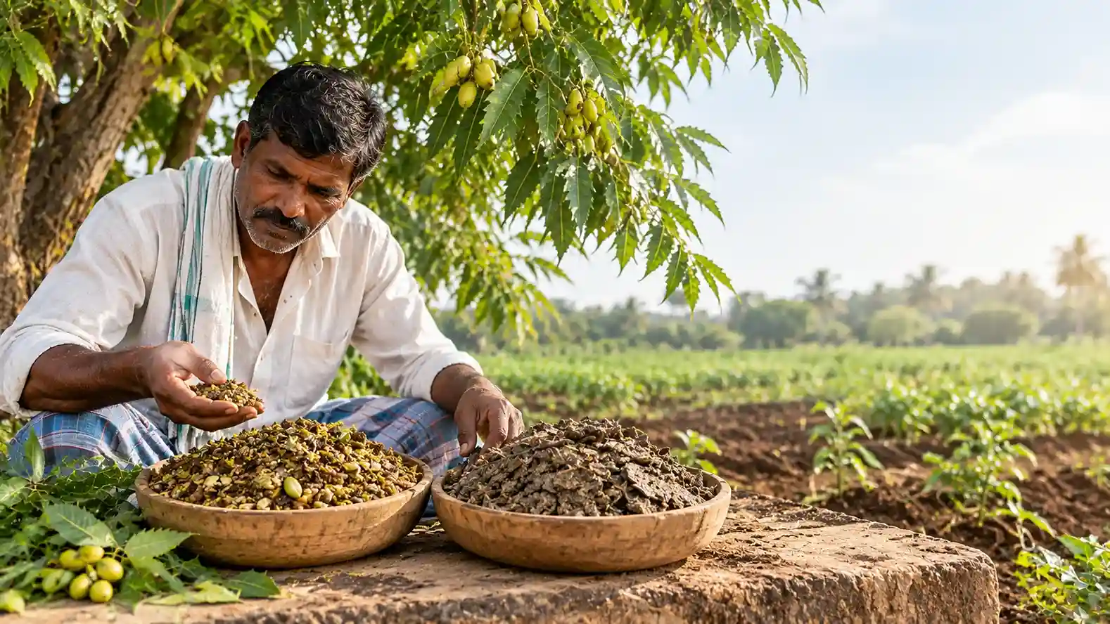 Blog post illustration for Crushed Neem Seed vs Neem Cake: What's the Difference?